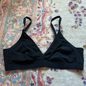 Madewell Bralette Illusion Unpadded Wire Free Mesh Trim Detailed Michele Bra